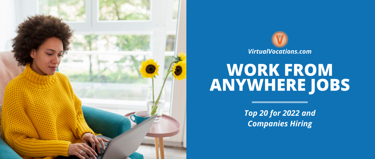 Jobs that allow you to work from anywhere: Exploring Opportunities and Benefits