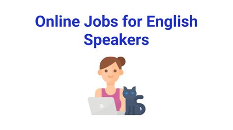 Top 7 Online Jobs for English Speakers